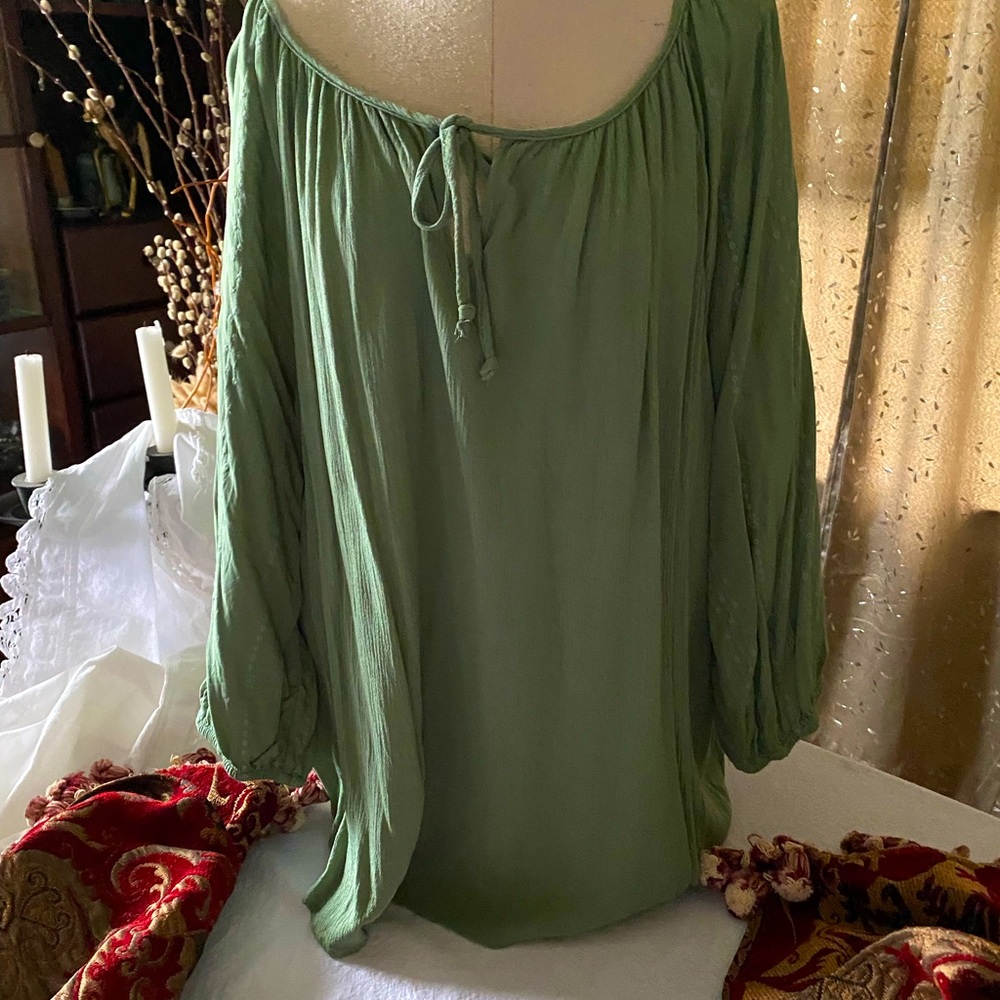 Stitch fix Brina and Em 1X boho blouse